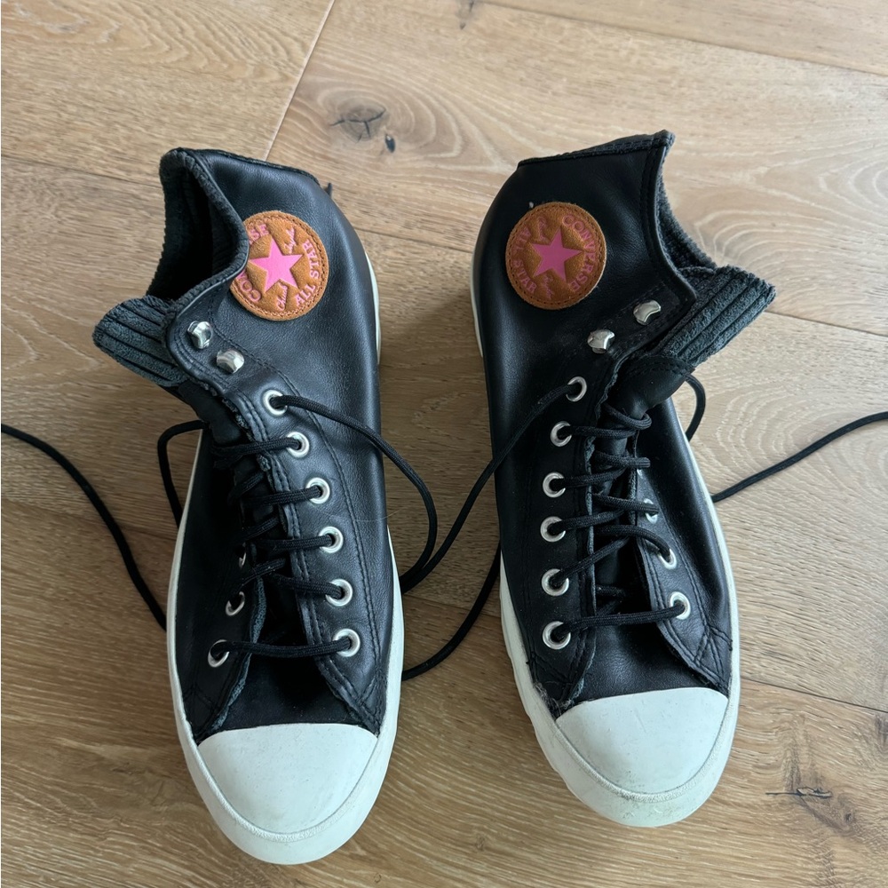 High Top Leather Converse